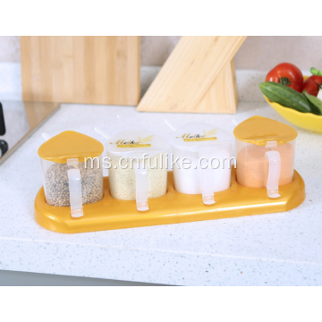 Kotak Perasa 4Pcs Set Spice Jar